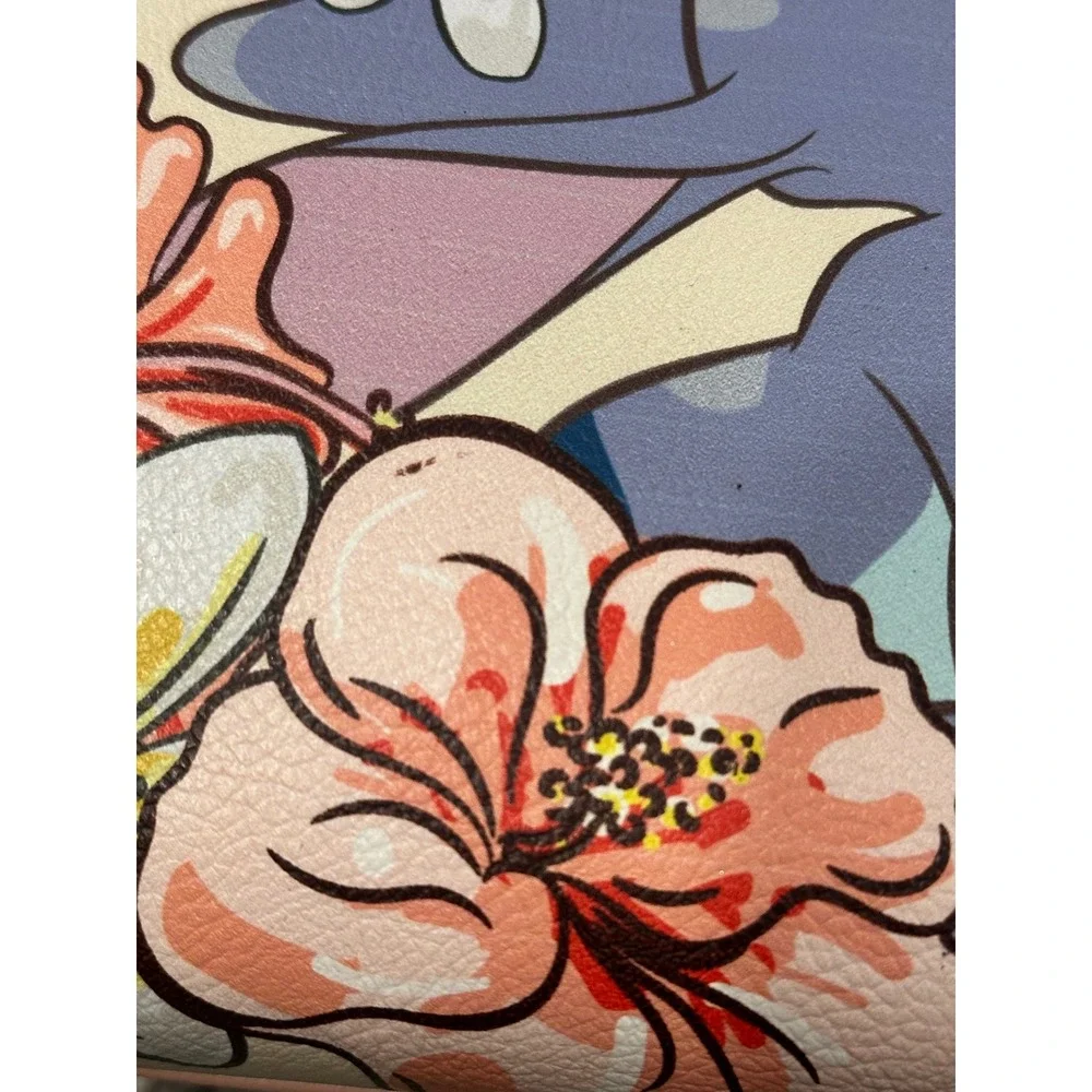 Satchel Bag Loungefly Disney Womens Pink Good Stitch Floral Tropical Scrump OS
